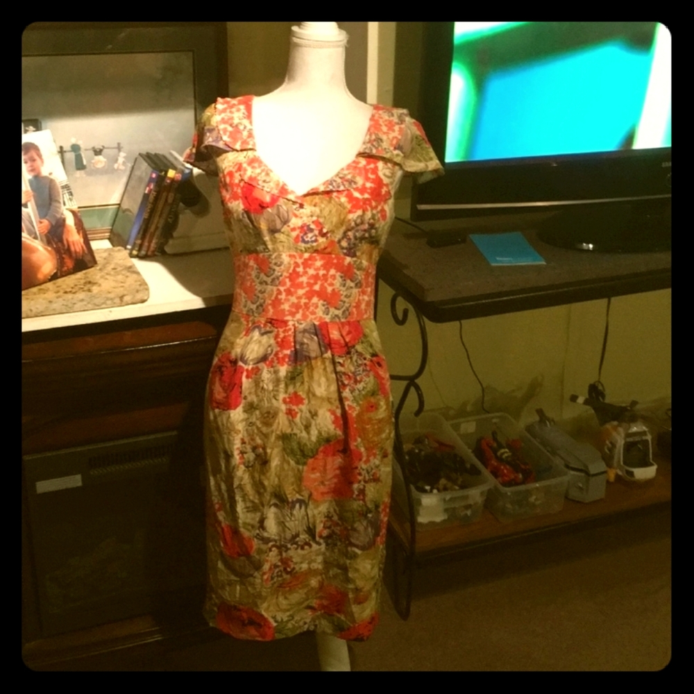 Kay unger  silk dress